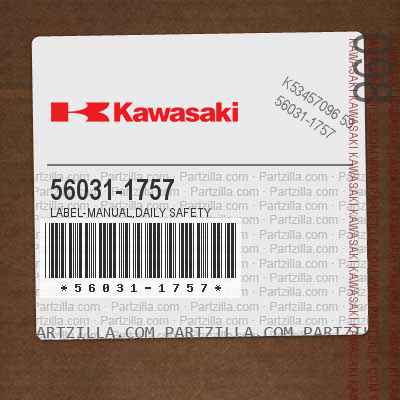 56031-1757 LABEL-MANUAL,DAILY SAFETY