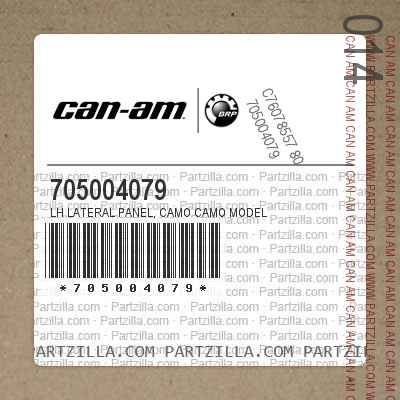 705004079 LH Lateral Panel, Camo Camo Model