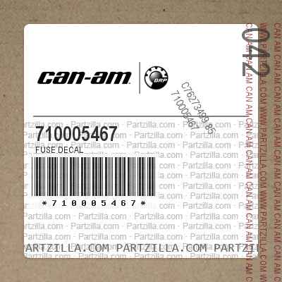 710005467 Fuse Decal