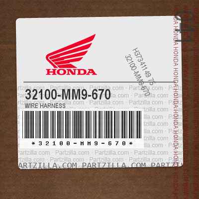 32100-MM9-670 WIRE HARNESS