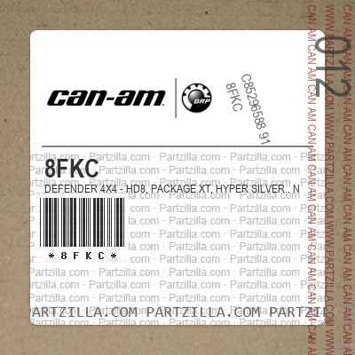 8FKC Defender 4X4 - HD8, Package XT, Hyper Silver.. North America