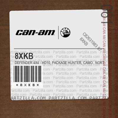 8XKB Defender 4X4 - HD10, Package Hunter, Camo.. North America