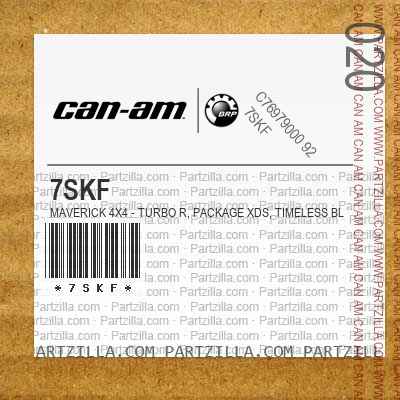 7SKF Maverick 4X4 - Turbo R, Package XDS, Timeless Black.. North America