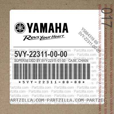 5VY-22311-00-00 Superseded by 5VY-22311-01-00 - CASE, CHAIN
