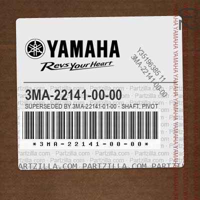 3MA-22141-00-00 Superseded by 3MA-22141-01-00 - SHAFT, PIVOT