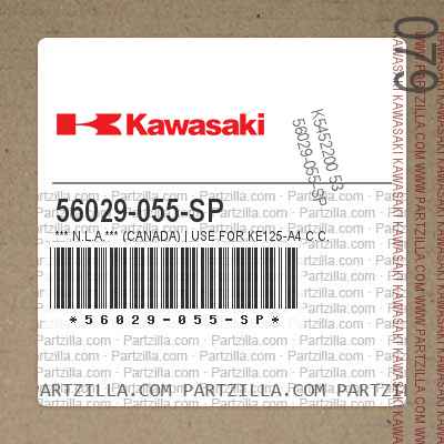 56029-055-SP *** N.L.A.*** (Canada) | USE FOR KE125-A4 C.C.