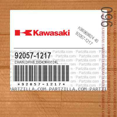 Kawasaki 92057-1217 - CHAIN,DRIVE,DID428HX124L | Partzilla.com