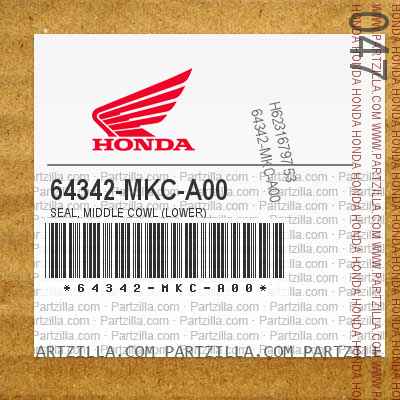64342-MKC-A00 MIDDLE COWLING SEAL