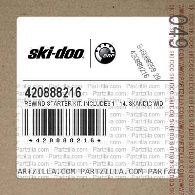 420888216 Rewind Starter Kit. Includes 1 - 14. Skandic Wide Track. Skandic Super Wide Track.