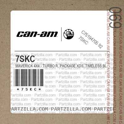 7SKC Maverick 4X4 - Turbo R, Package XDS, Timeless Black.. North America
