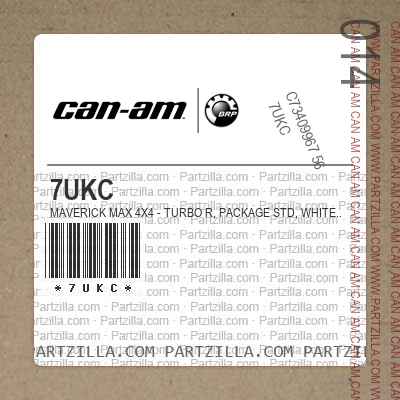 7UKC Maverick MAX 4X4 - Turbo R, Package STD, White.. North America
