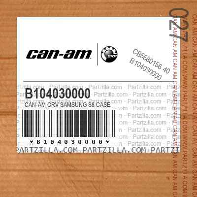 B104030000 CAN-AM ORV SAMSUNG S8 CASE