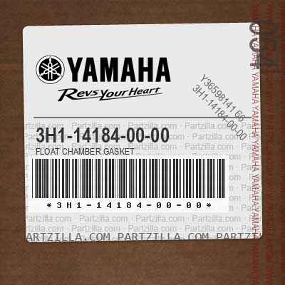 3H1-14184-00-00 FLOAT CHAMBER GASKET