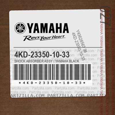 4KD-23350-10-33 SHOCK ABSORBER ASSY | YAMAHA BLACK