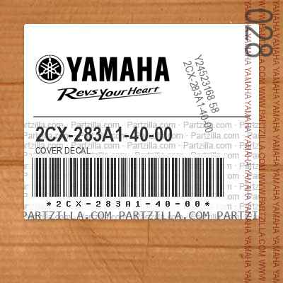 2CX-283A1-40-00 COVER DECAL