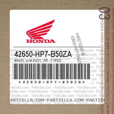 42650-HP7-B50ZA WHEEL