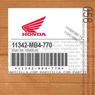11342-MB4-770 STAY, RR. COVER (A)