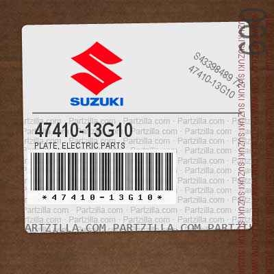 47410-13G10 PLATE, ELECTRIC PARTS