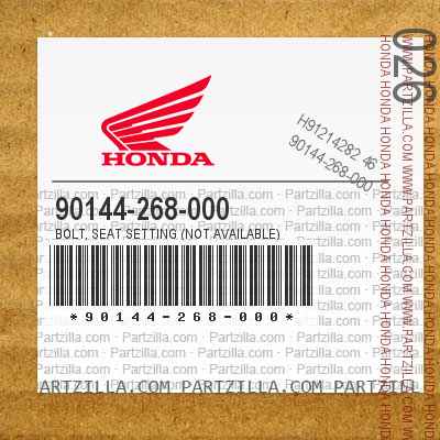 Honda OEM Part 52144-268-000