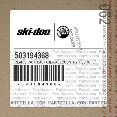 503194368 Rear Shock. Package-Backcountry X Europe