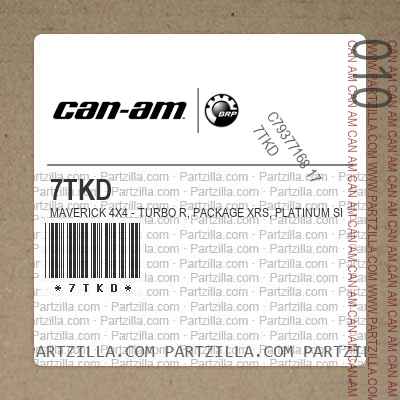 7TKD Maverick 4X4 - Turbo R, Package XRS, Platinum Silver.. North America
