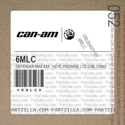 6MLC Defender MAX 4X4 - HD10, Package LTD CAB, Camo, Visco-Lok QE with lock diff.. North America