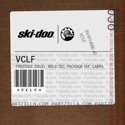 VCLF FREERIDE (DELE) - 850 E-TEC, Package 154", Labrador Blue, Bright White.. North America