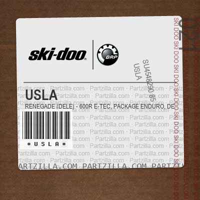 USLA RENEGADE (DELE) - 600R E-TEC, Package Enduro, Deep Black, Deep Black.. North America