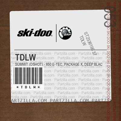 TDLW SUMMIT (DSHOT) - 850 E-TEC, Package X, Deep Black, Deep Black.. Europe