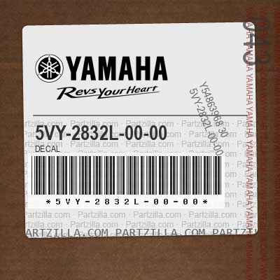 5VY-2832L-00-00 DECAL