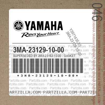 3MA-23129-10-00 Superseded by 3MA-23163-10-00 - GASKET