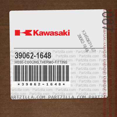 Kawasaki HOSE-COOLINGTHERMO-F 39062-1648