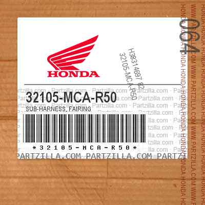 32105-MCA-R50 SUB-HARNESS, FAIRING
