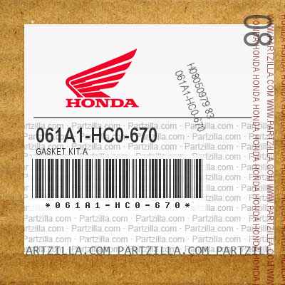 061A1-HC0-670 GASKET KIT A                                                                