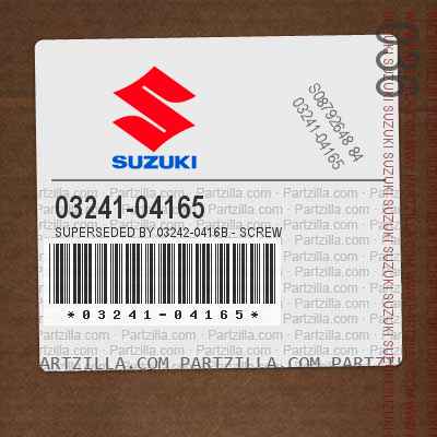 03241-04165 Superseded by 03242-0416B - SCREW