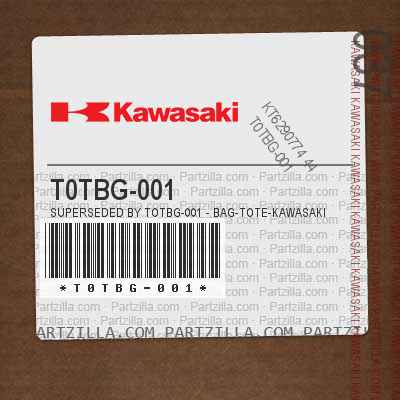 T0TBG-001 Superseded by TOTBG-001 - BAG-TOTE-KAWASAKI