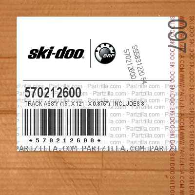 Ski Doo Track Ass Y 15 X 121 X 0 875 Includes 8 9 Sport Trail Mx Z 500 Mx Z 600 Mx Z 700 Partzilla Com