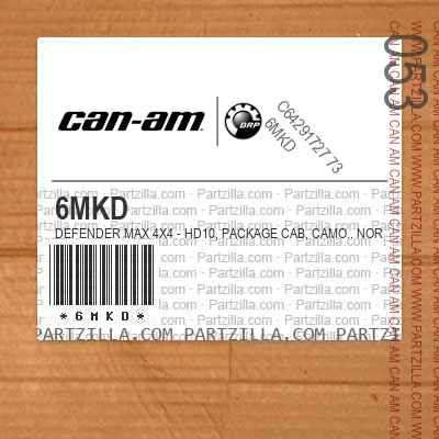 6MKD Defender MAX 4X4 - HD10, Package CAB, Camo.. North America