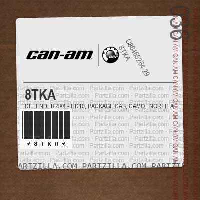 8TKA Defender 4X4 - HD10, Package CAB, Camo.. North America