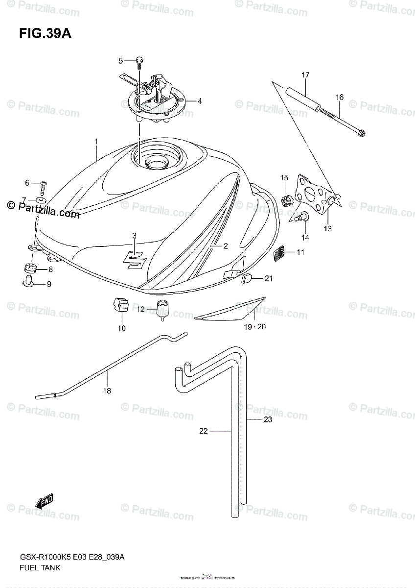 Suzuki OEM Part 44542-41G00 
