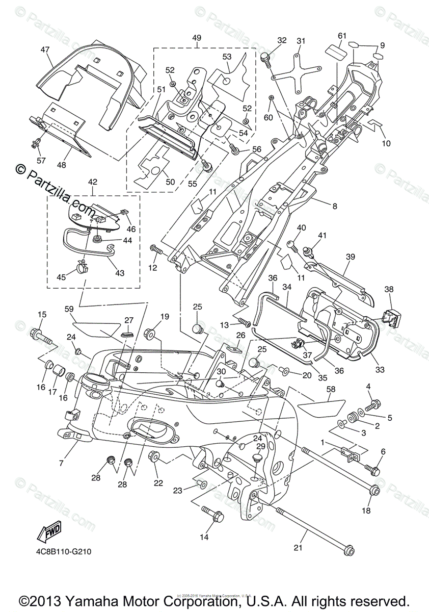 yamaha motorcycle engine diagram