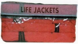 Adult Life Vest 4-Pack Storage Bag                                                                        