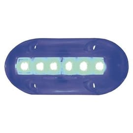 LED Underwater Light 3.5 X 1.5, 6 Blue LEDs
