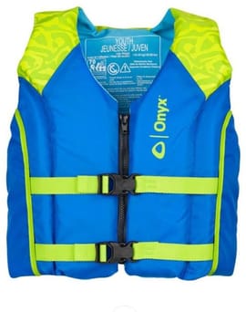 All-Adventure Vest Youth 55-88 Lbs, Lime Green