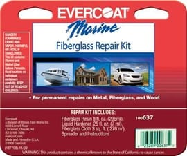 Fiberglass Repair Kit, 1/2 Pint, 6 per Case                                                          