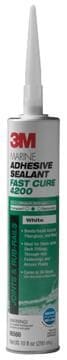 4200 Marine Sealant Fast Cure 10 Oz Cartridge, White