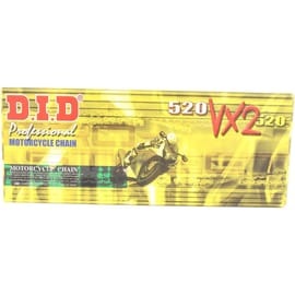 Manufacturer: D.I.D Natural Steel 428 Pro-Street VX Series X-Ring Chain 134 Links DID 428VX X 134FB 
