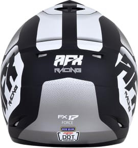 FX-17 Helmet - Force - Matte Black/White - Large