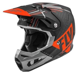 Formula Vector Youth Helmet Matte Orange/Grey/Black - YL