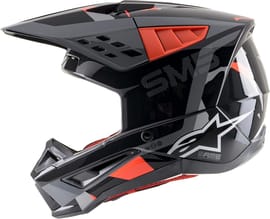 SM5 Helmet - Rover - Gray/Red - Large